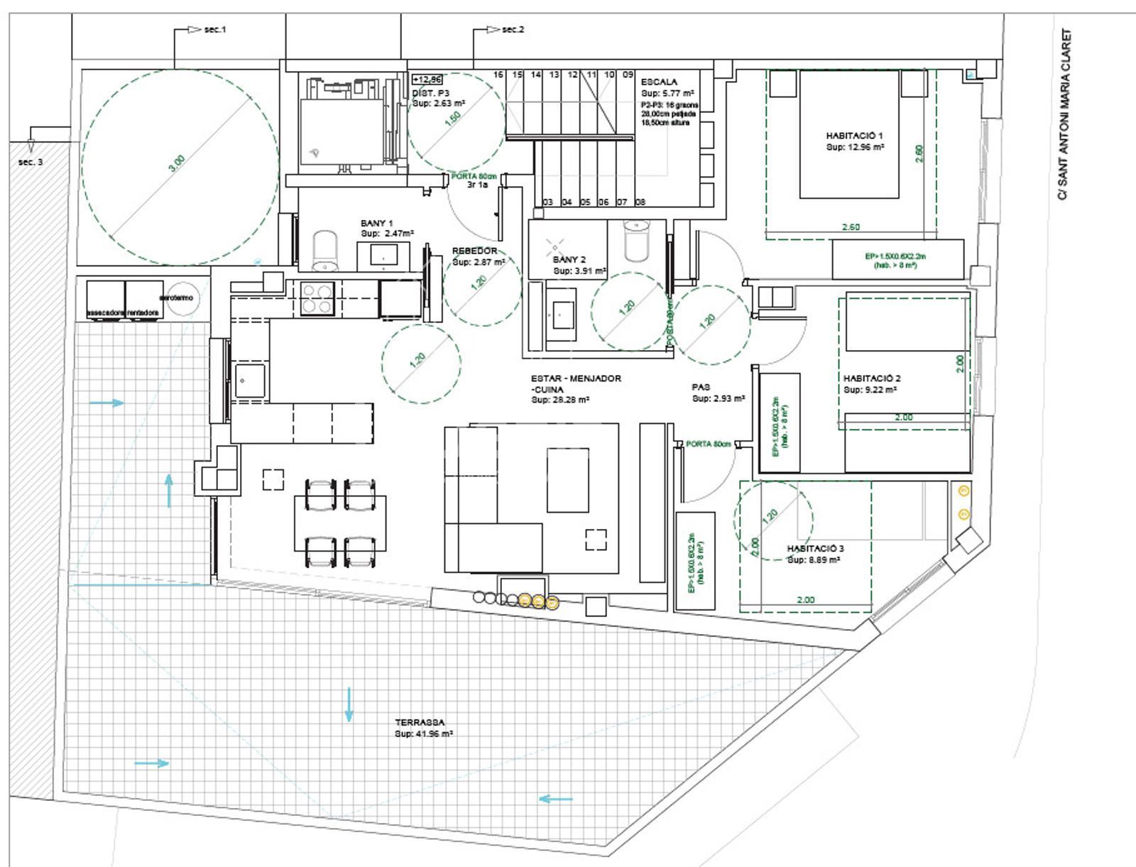Àtic de 3 habitacions amb terrassa de 42 m²! - Foto 7
