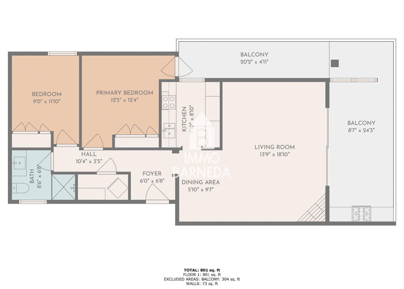 Exklusive Wohnung mit Panoramablick auf das Meer, den Fischerhafen und die Bucht von Rosas