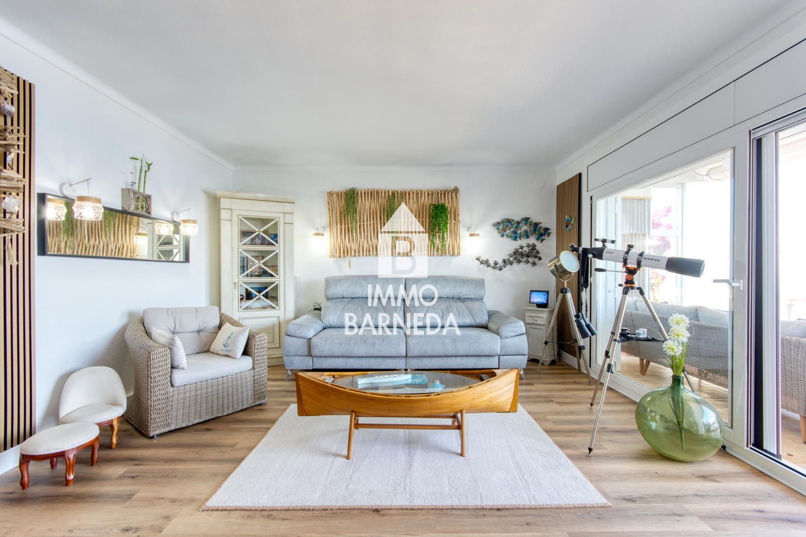 Exklusive Wohnung mit Panoramablick auf das Meer, den Fischerhafen und die Bucht von Rosas