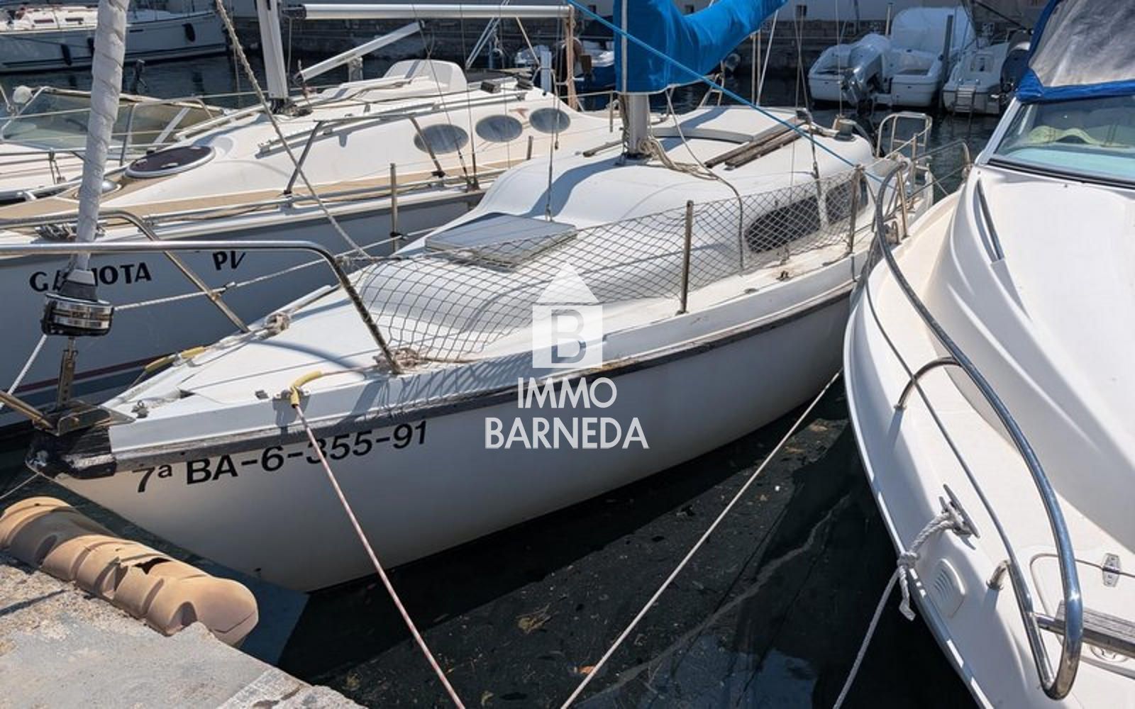 Amarratge en port privat.