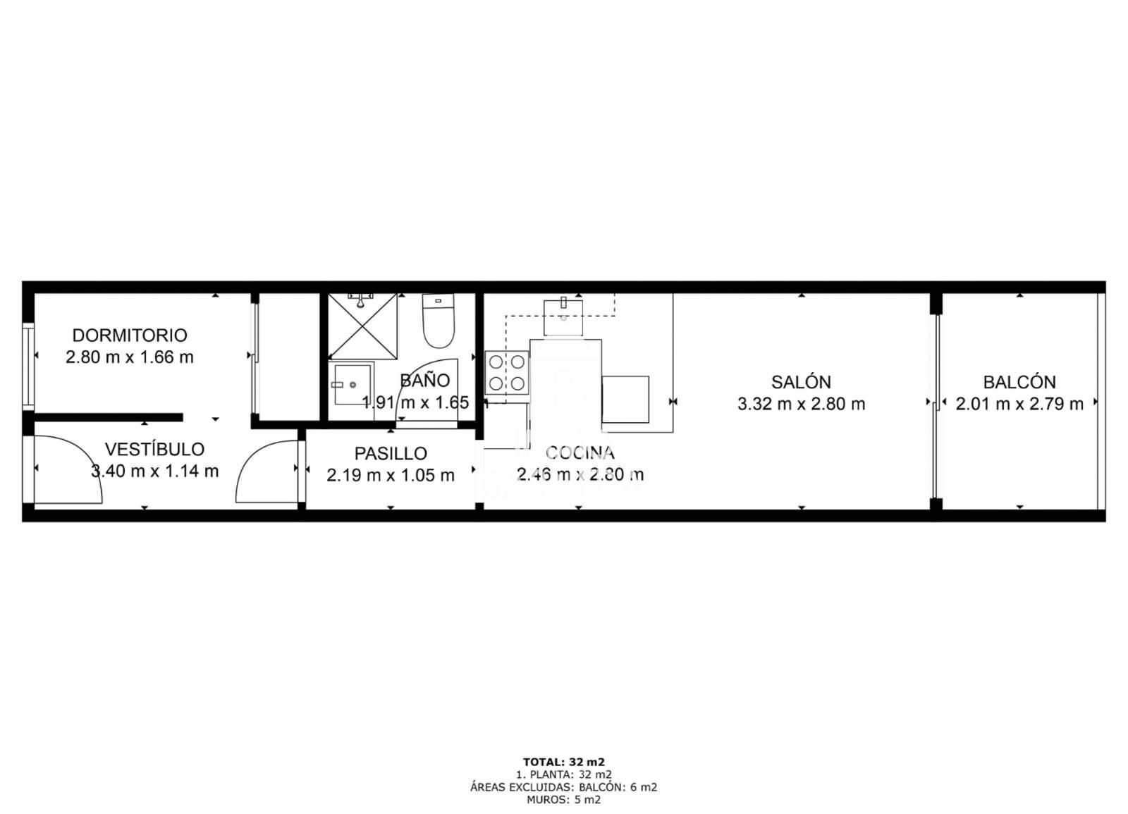 Renovated apartment with sea view and tourist license