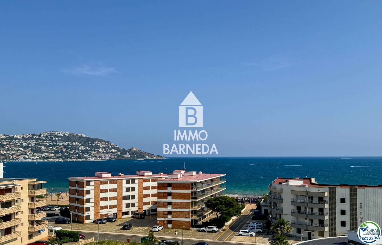 Apartament d'1 habitació amb vistes panoràmiques al mar a Santa Margarida – Roses