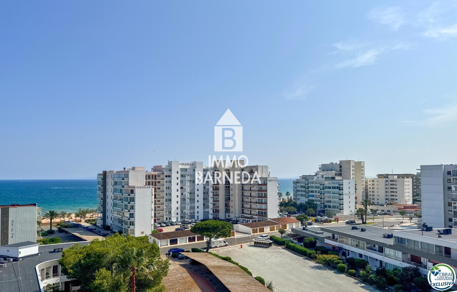 Apartament d'1 habitació amb vistes panoràmiques al mar a Santa Margarida – Roses
