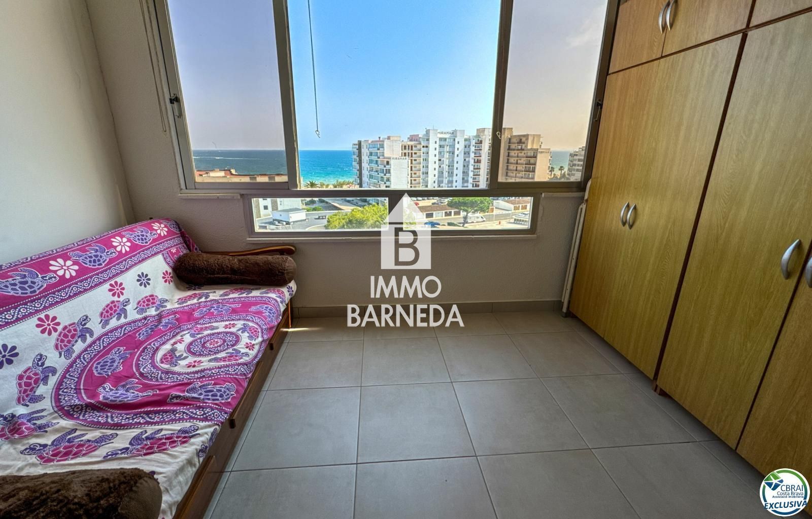 Apartament d'1 habitació amb vistes panoràmiques al mar a Santa Margarida – Roses