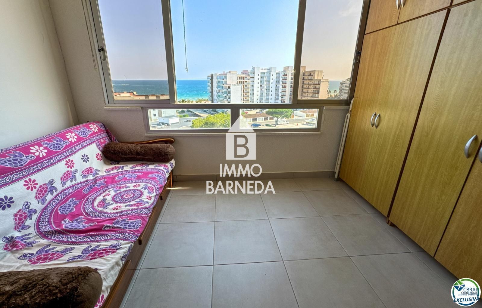Apartament d'1 habitació amb vistes panoràmiques al mar a Santa Margarida – Roses