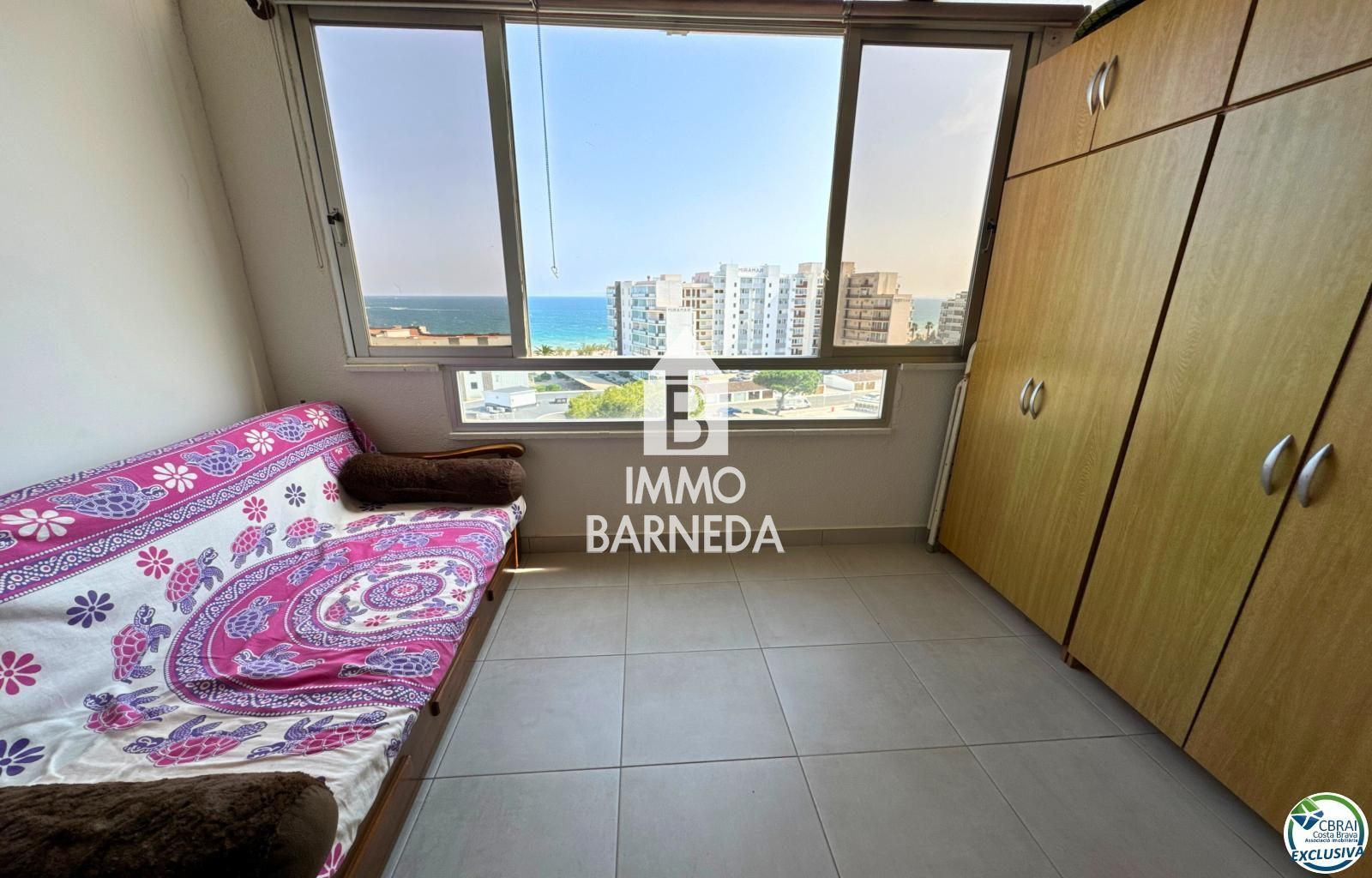 Apartament d'1 habitació amb vistes panoràmiques al mar a Santa Margarida – Roses
