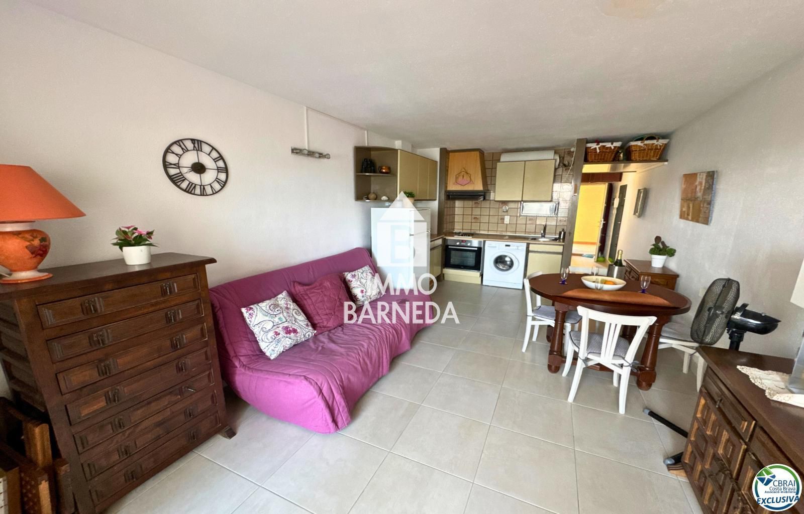 Apartament d'1 habitació amb vistes panoràmiques al mar a Santa Margarida – Roses