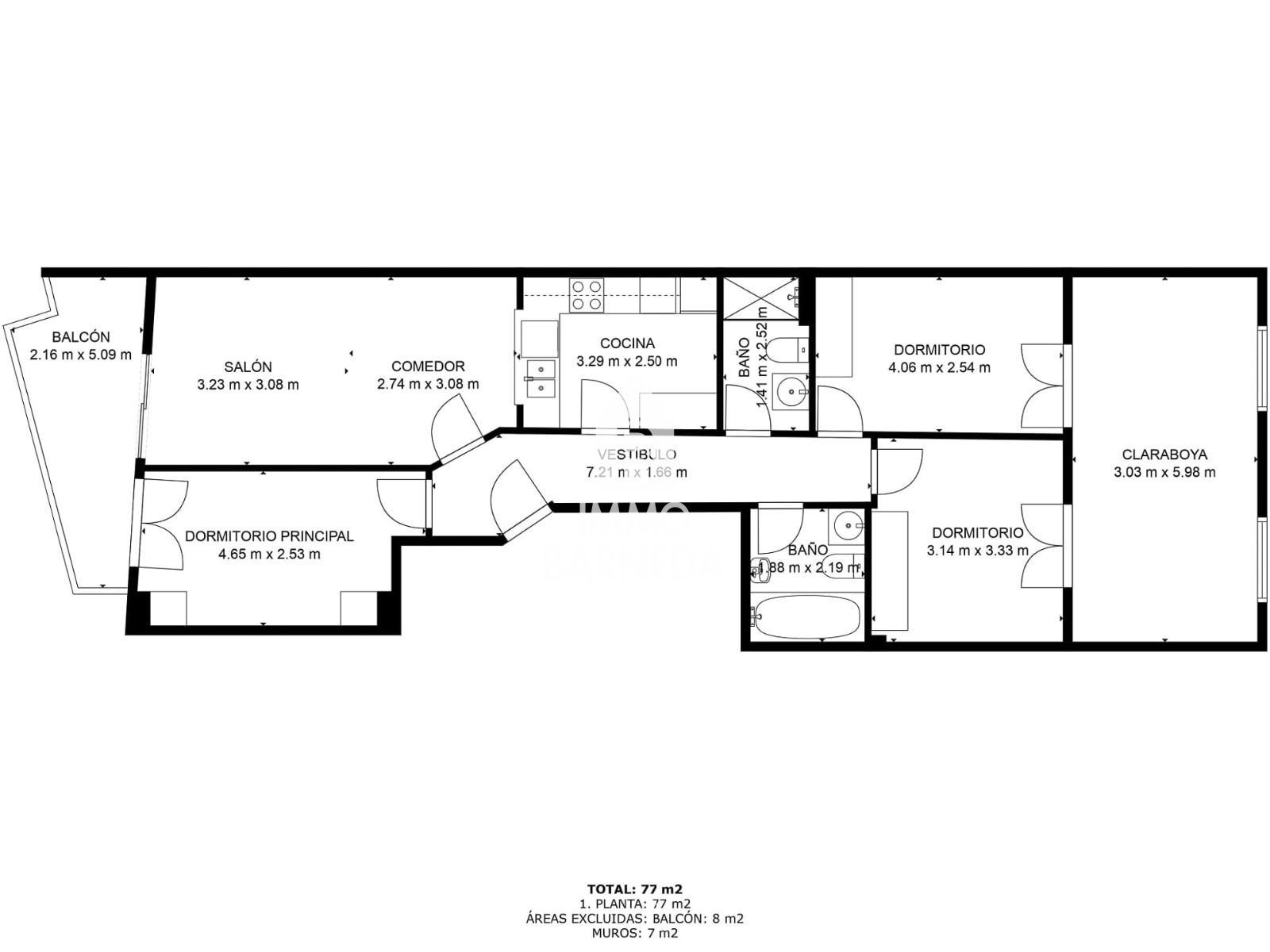 Appartement spacieux et moderne avec terrasse au centre de Roses