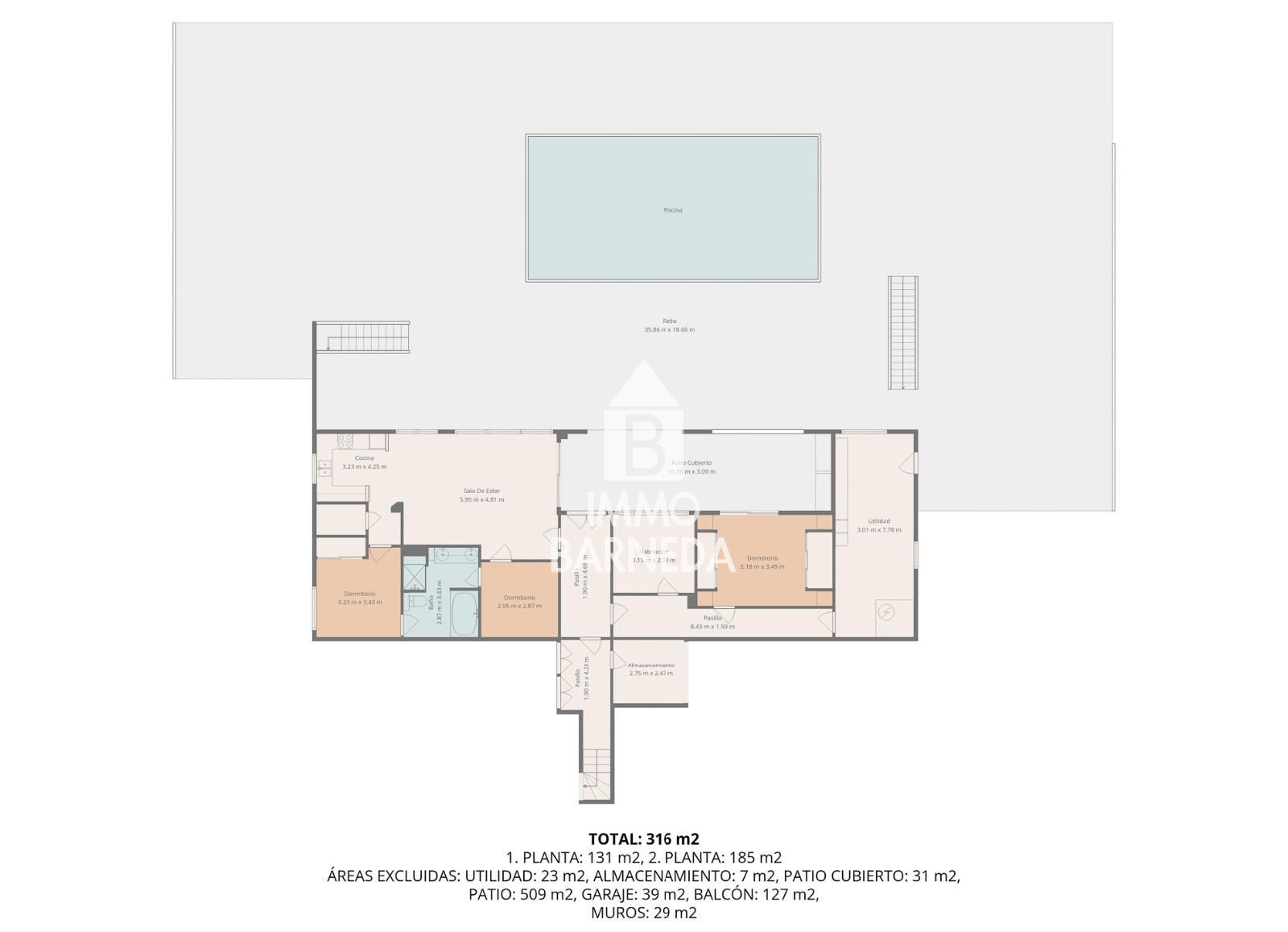 Elegant villa with uninterrupted panoramic views from the Bay of Roses to the Pyrenees in Els Olivars, Pau