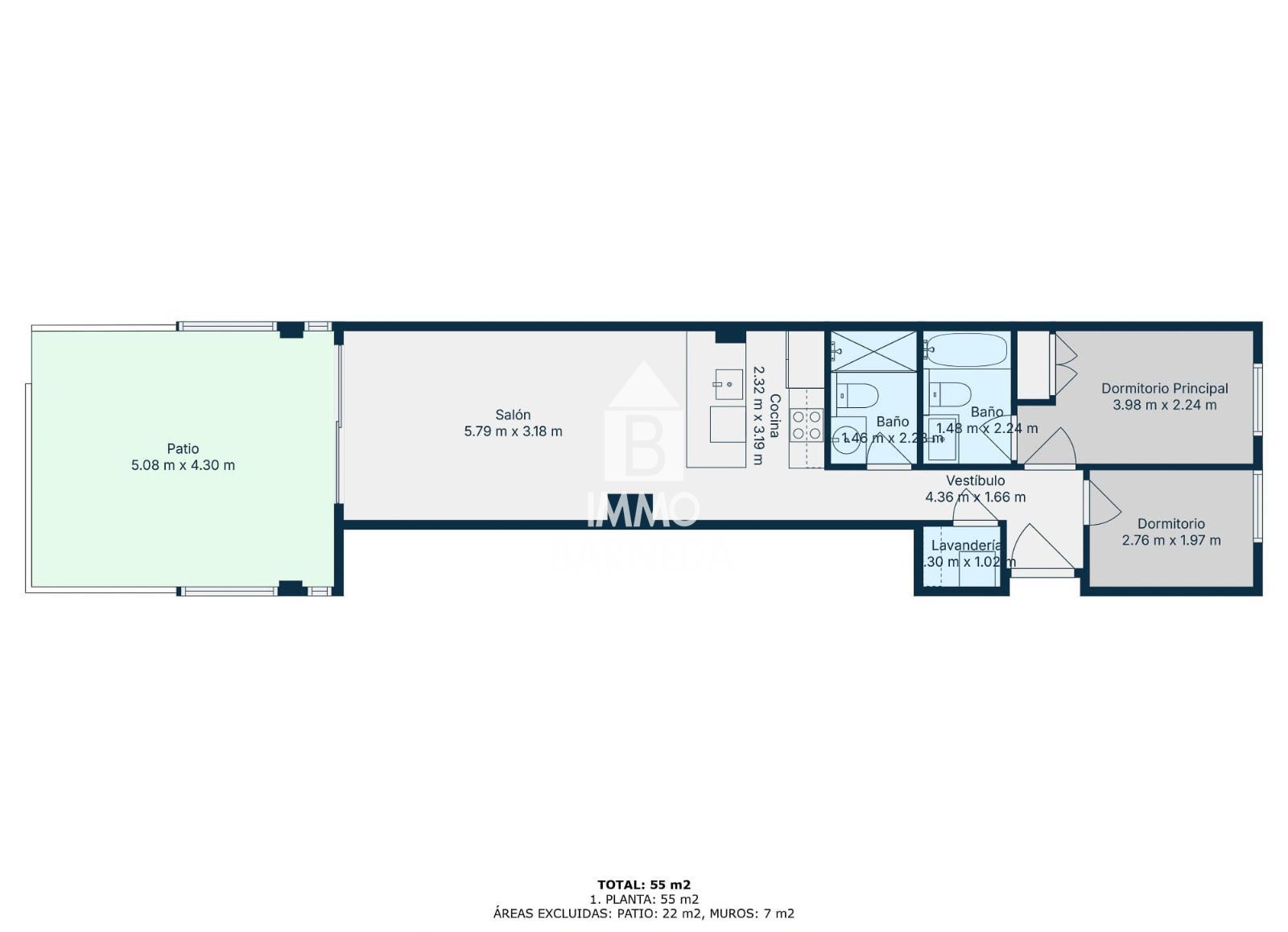 Apartamento en Planta Baja en Primera Línea de Mar – Zona Salatar