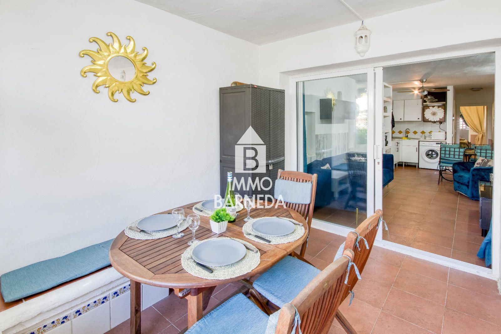 Acogedor apartamento con amplia terraza y acceso a jardín en Santa Margarita – Roses