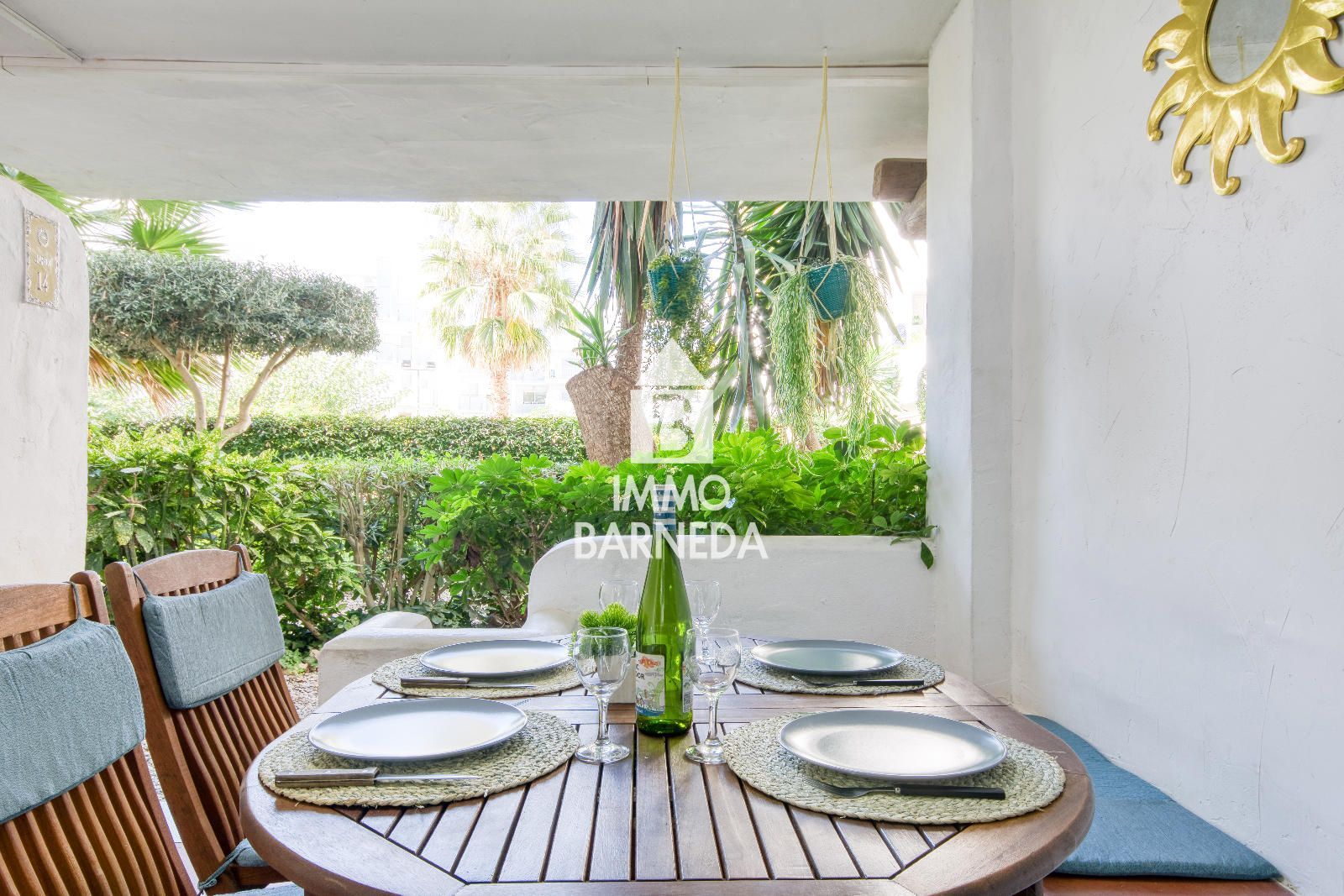 Acogedor apartamento con amplia terraza y acceso a jardín en Santa Margarita – Roses