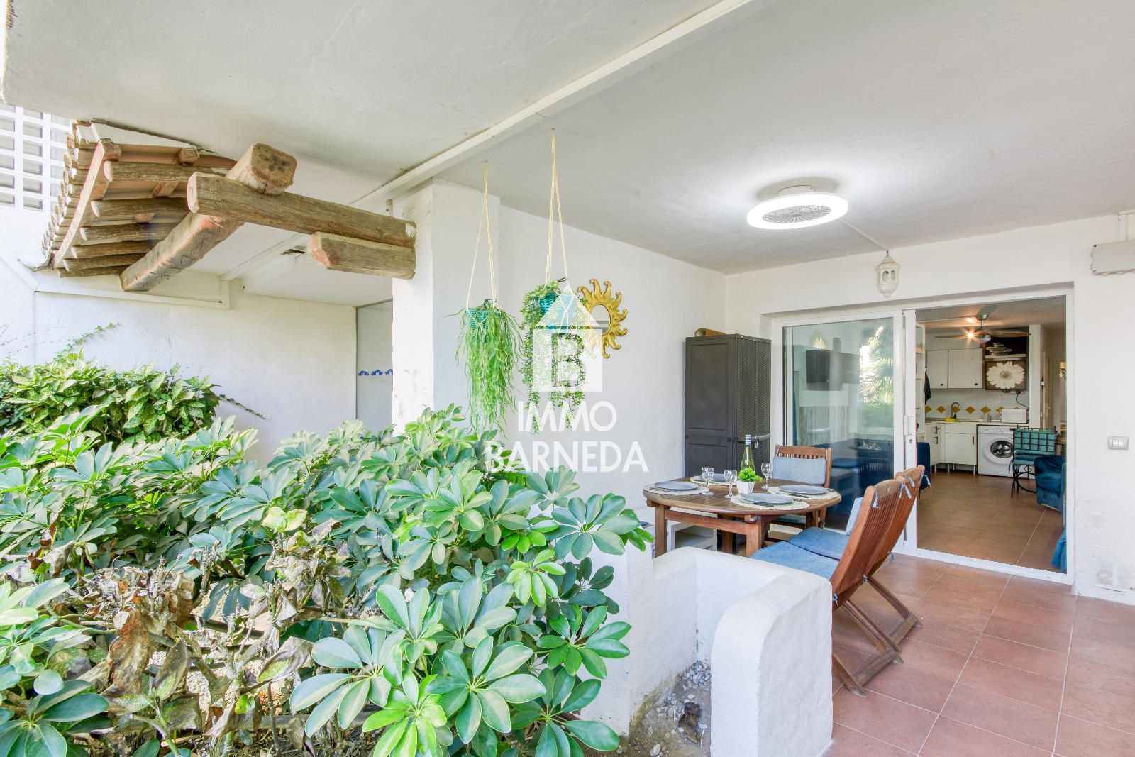 Gemütliche Wohnung mit großer Terrasse und Zugang zum Garten in Santa Margarita – Roses