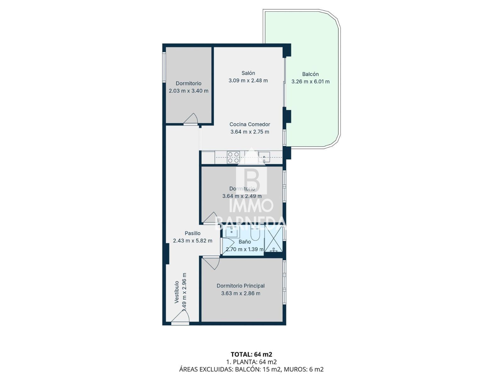 Apartamento reformado con encanto en Santa Margarita, a un paso de la playa