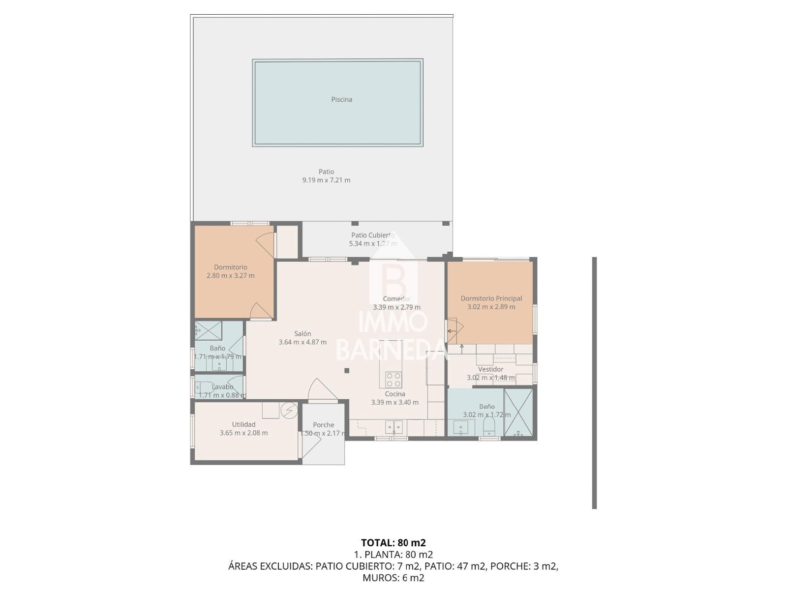 Villa Reformada con piscina privada y licencia turística a 200 metros de la playa de Empuriabrava