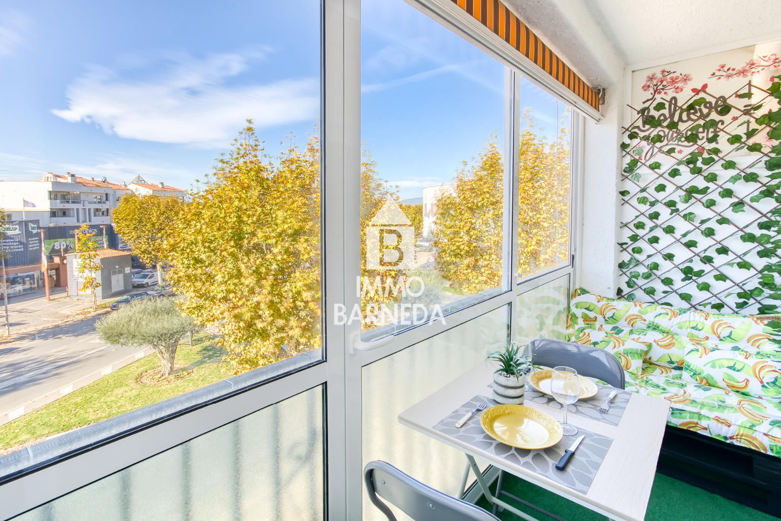 Gemütliches Studio mit geschlossener Terrasse im Sektor Flamicell