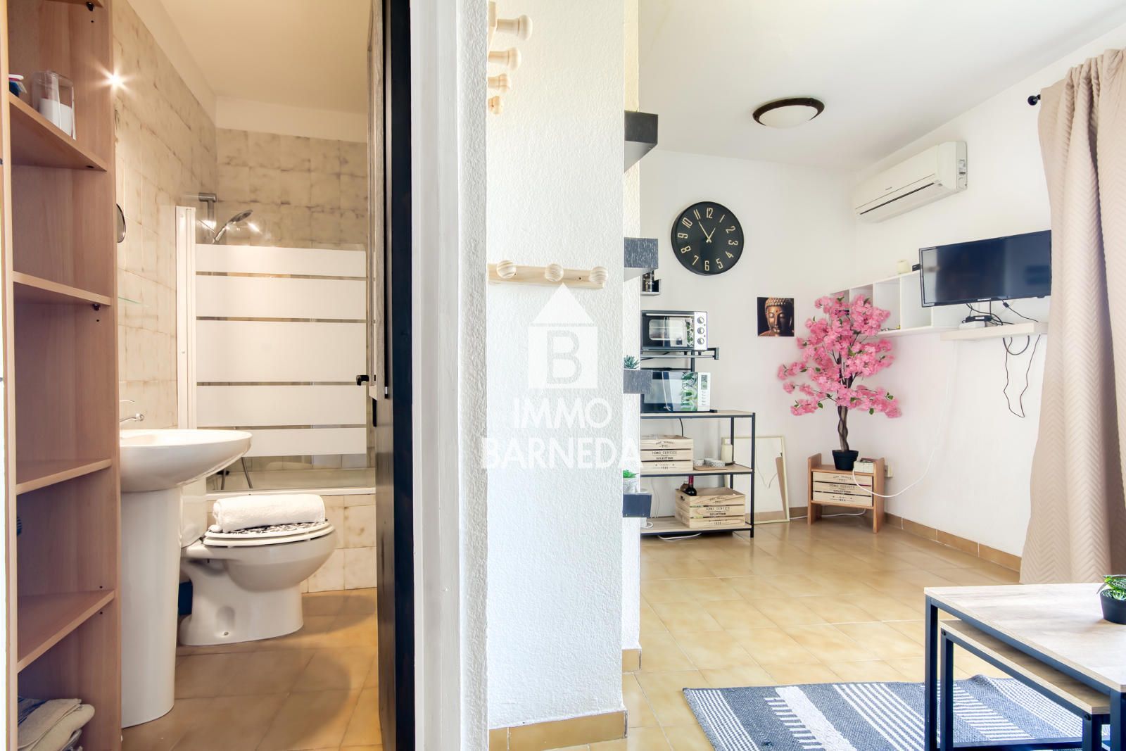 Gemütliches Studio mit geschlossener Terrasse im Sektor Flamicell