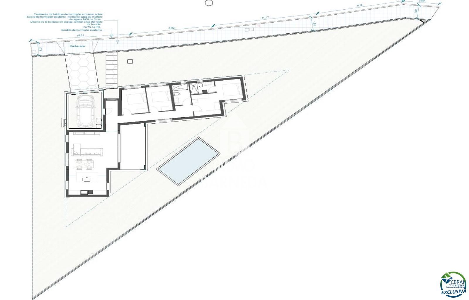 Terreno urbano edificable de 777 m² ubicado en Mas Pau