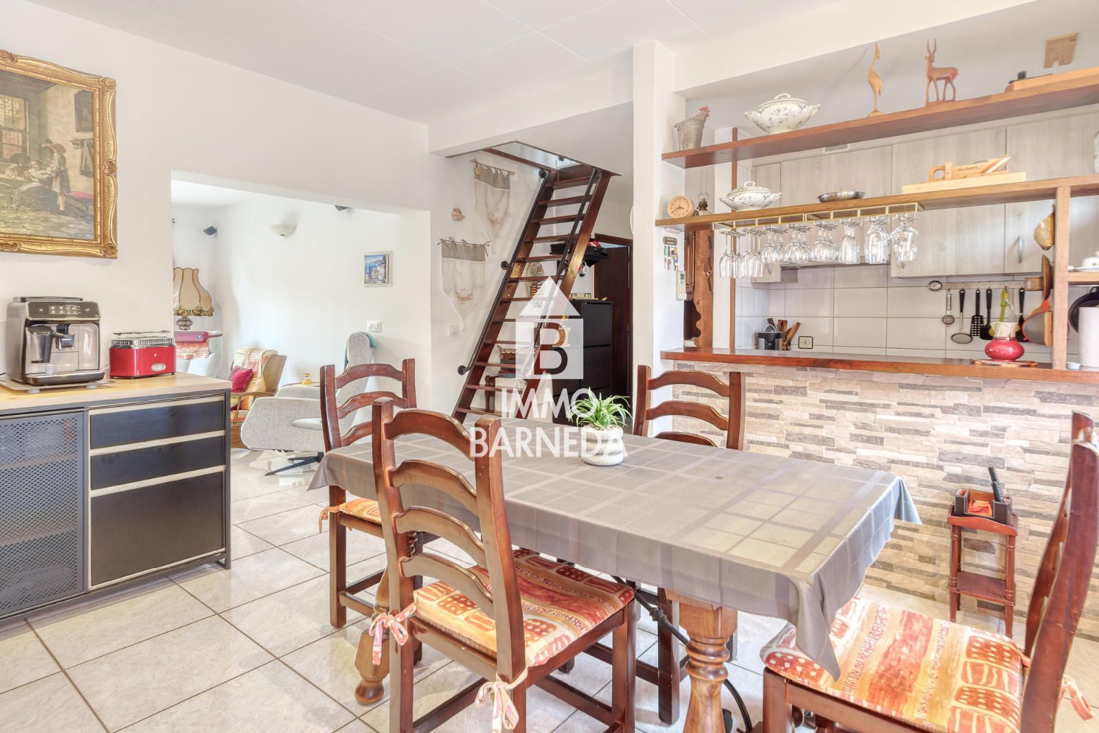 Charmante maison mitoyenne avec jardin à 900 m de la plage à Mas Matas