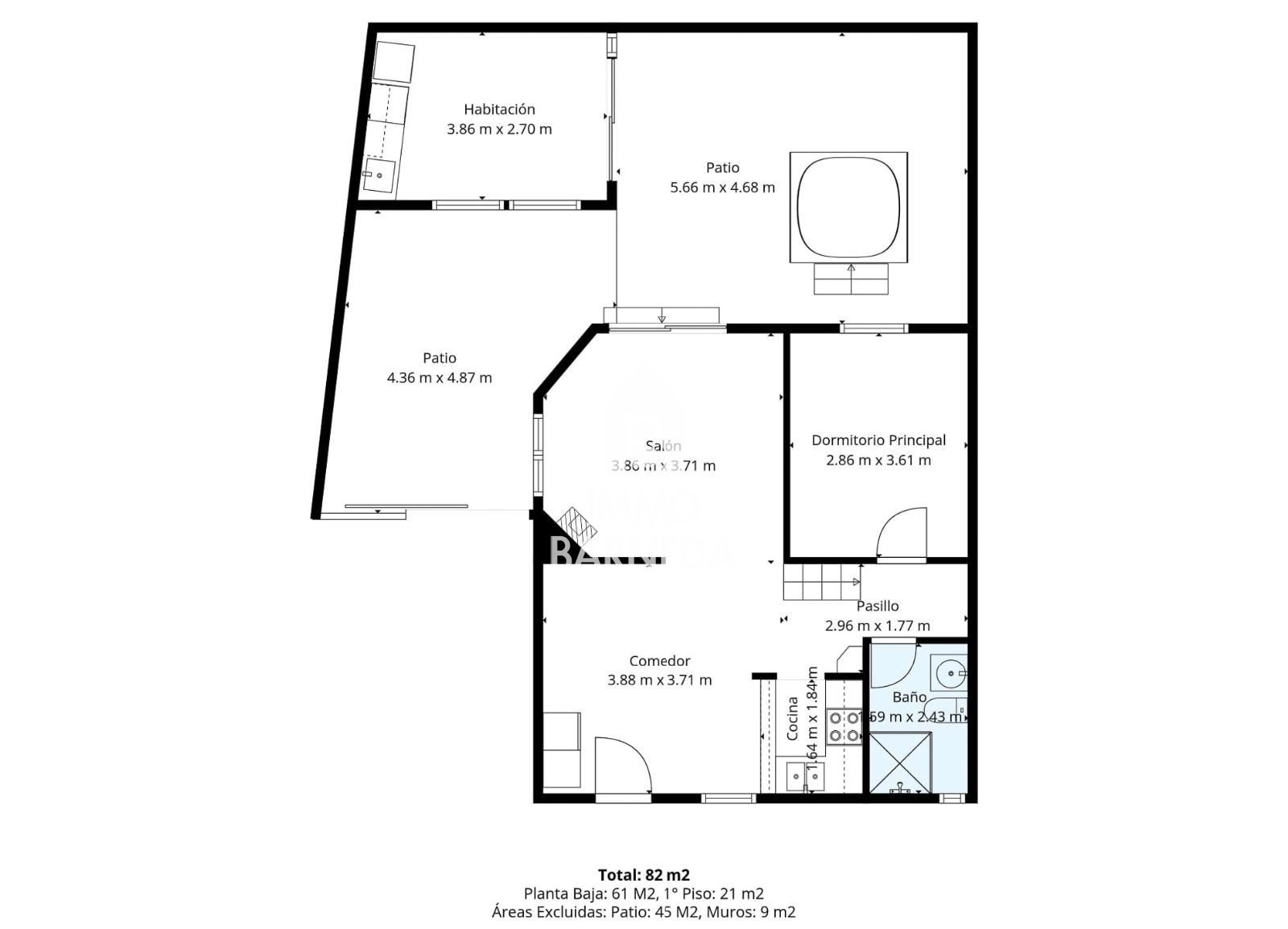 Charmante maison mitoyenne avec jardin à 900 m de la plage à Mas Matas
