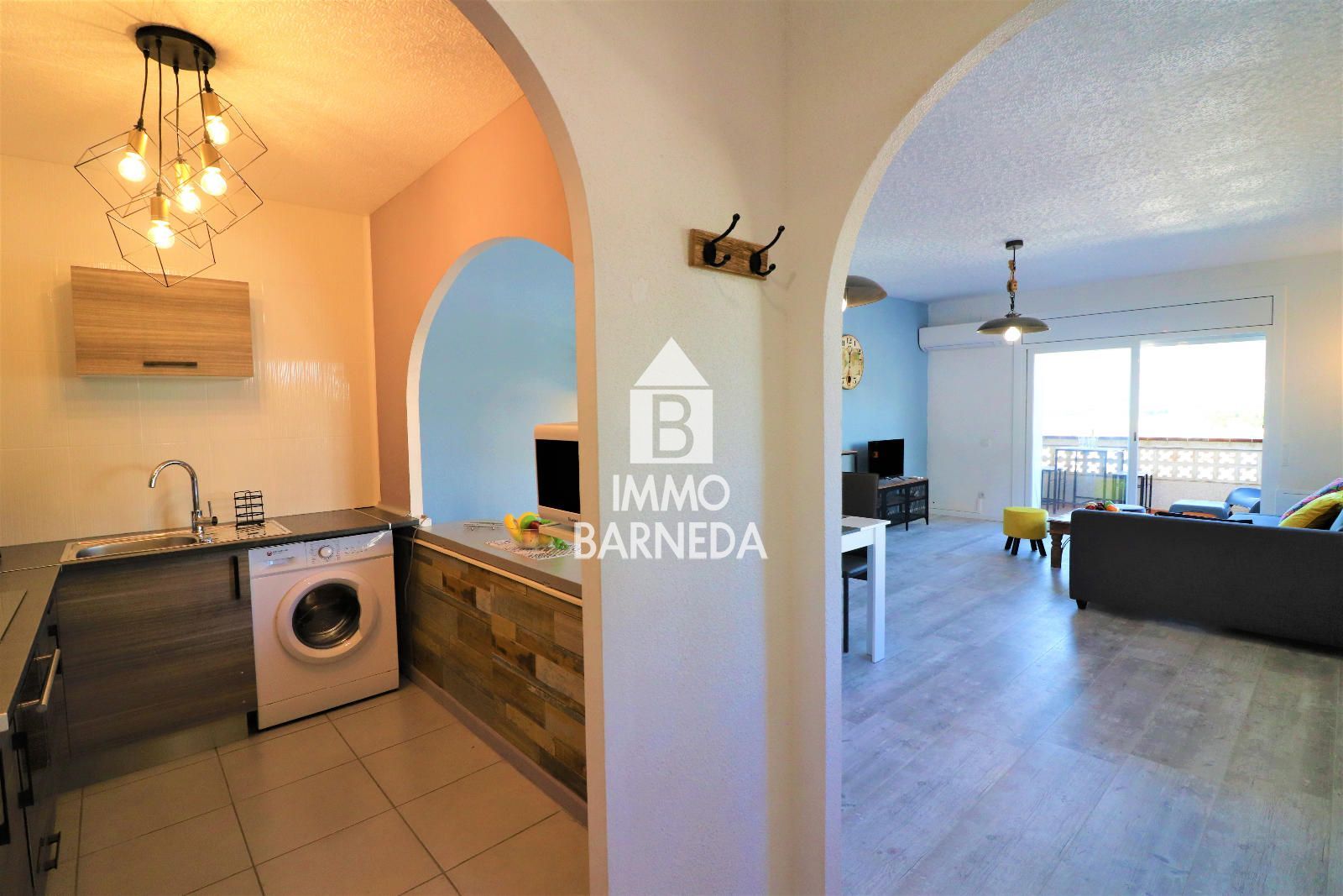 Appartement rénové avec vue sur la mer et licence touristique à Puig Rom