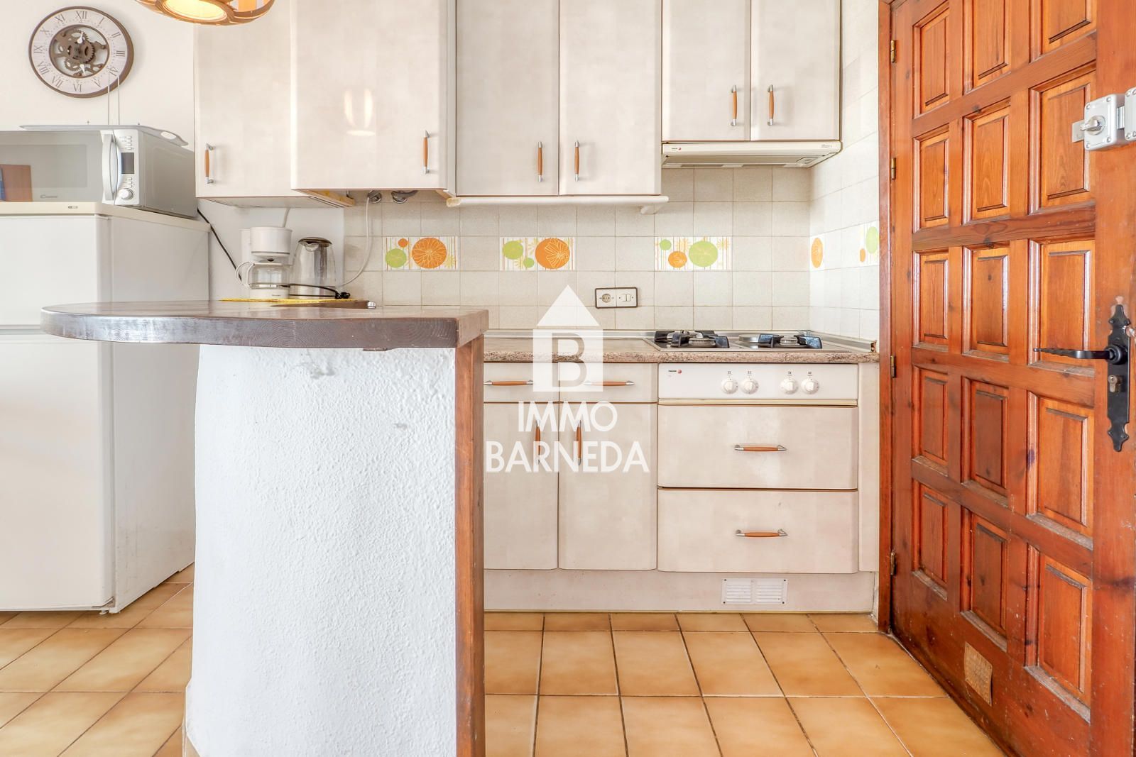 Maison mitoyenne avec vue sur mer et piscine communautaire à Canyelles Petites