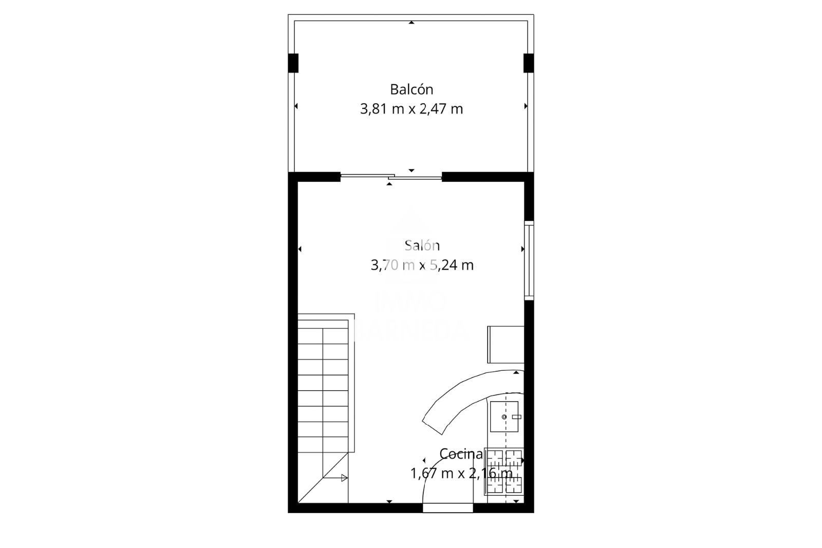 Maison mitoyenne avec vue sur mer et piscine communautaire à Canyelles Petites