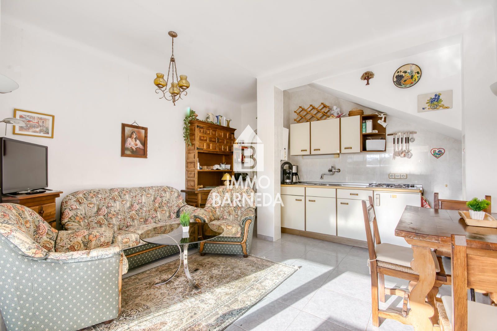 Cozy ground floor apartment with large south-facing terrace in Les Garrigues, Roses