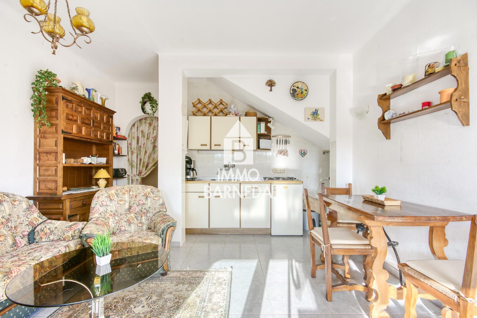 Cozy ground floor apartment with large south-facing terrace in Les Garrigues, Roses
