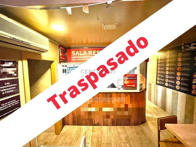 Restaurante en traspaso Barcelona. Ref: 1058. Kamvy