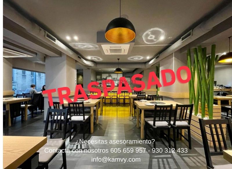 Restaurant for trade sale Barcelona. Ref: 1079. Kamvy