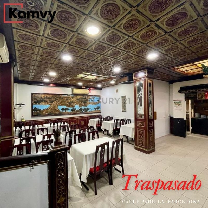 Restaurante en traspaso Barcelona. Ref: 1102. Kamvy