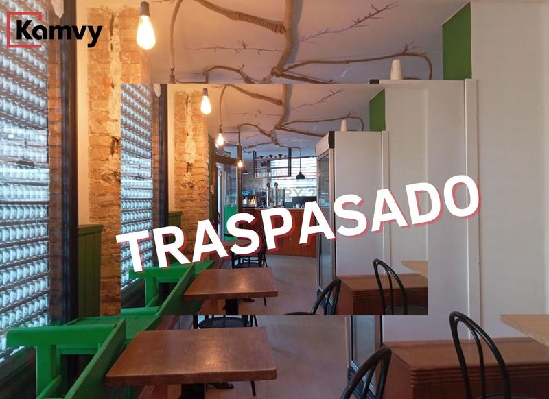 Cafetería en traspaso Barcelona. Ref: 1825. Kamvy