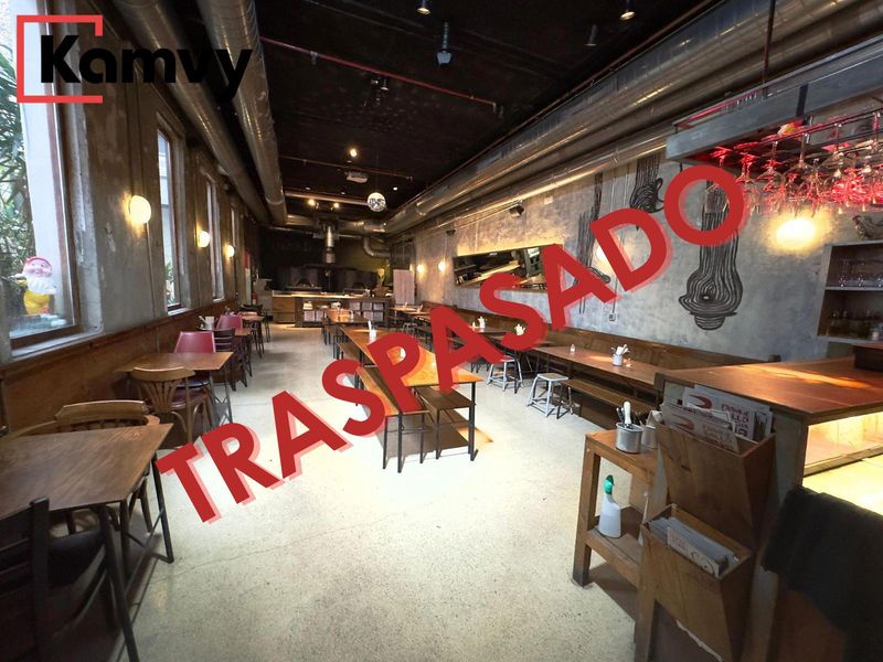 Restaurante en traspaso Barcelona. Ref: 2290. Kamvy