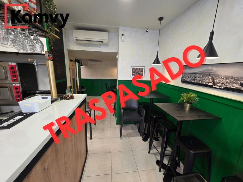 Restaurante en traspaso Barcelona. Ref: 2300. Kamvy