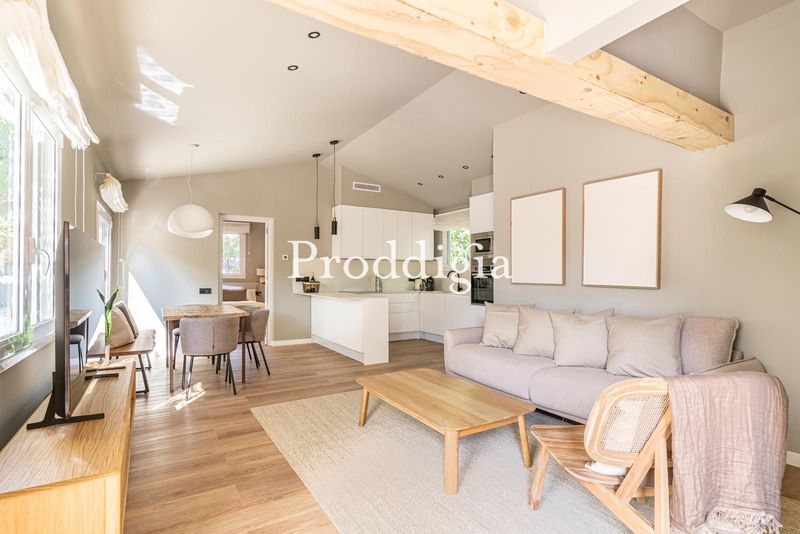 Encantadora villa renovada con piscina y espacio chill out en Valldoreix