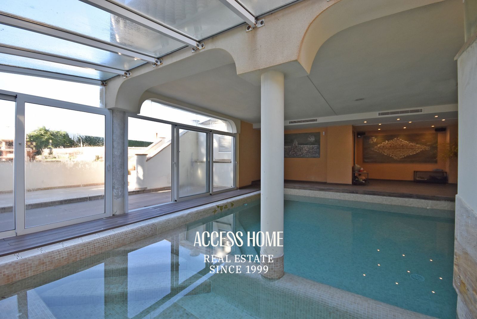 Villa en Alella, Can Teixidó, con piscina interior y exterior y vistas al mar - Foto 44