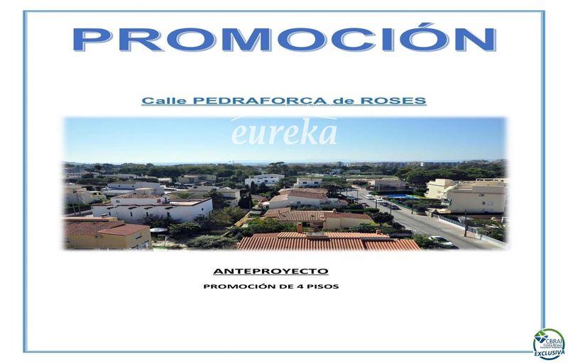 Terreny en venda Roses, Girona. Ref: 1026. Agencia Eureka