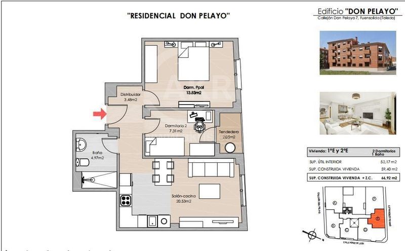 Appartamento in vendita Fuensalida, Toledo. Ref: 14939. Inmobiliaria Akris