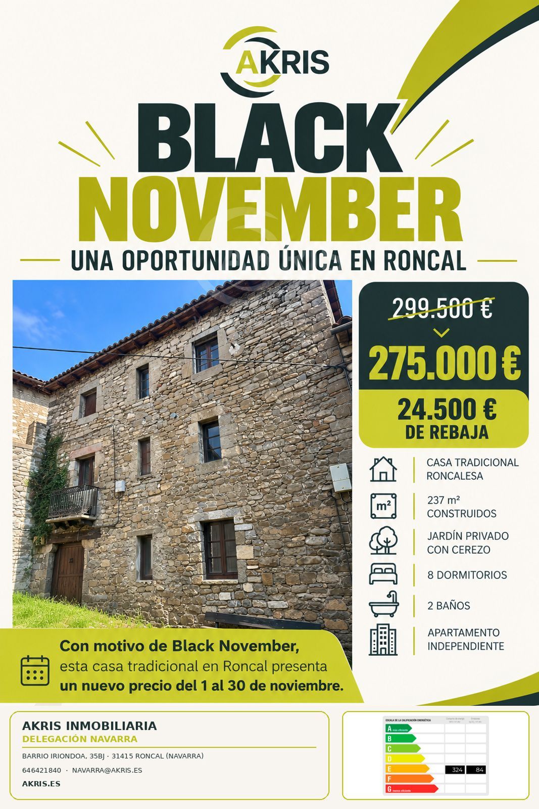 Casa en venta  Roncal/Erronkari  1/1