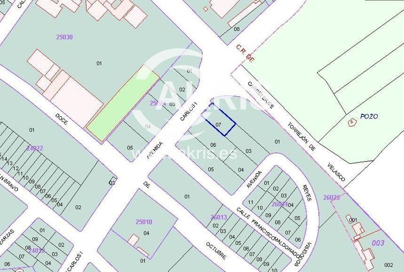 Parcela en venta Torrejón de la Calzada, Madrid. Ref: 5909. Inmobiliaria Akris