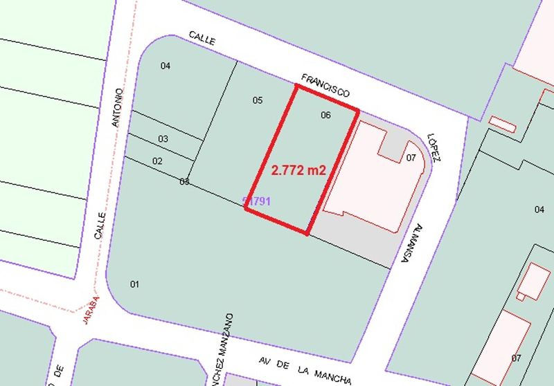 Parcela en venta Villarrobledo, Albacete. Ref: 2550. ALFA FINCAS