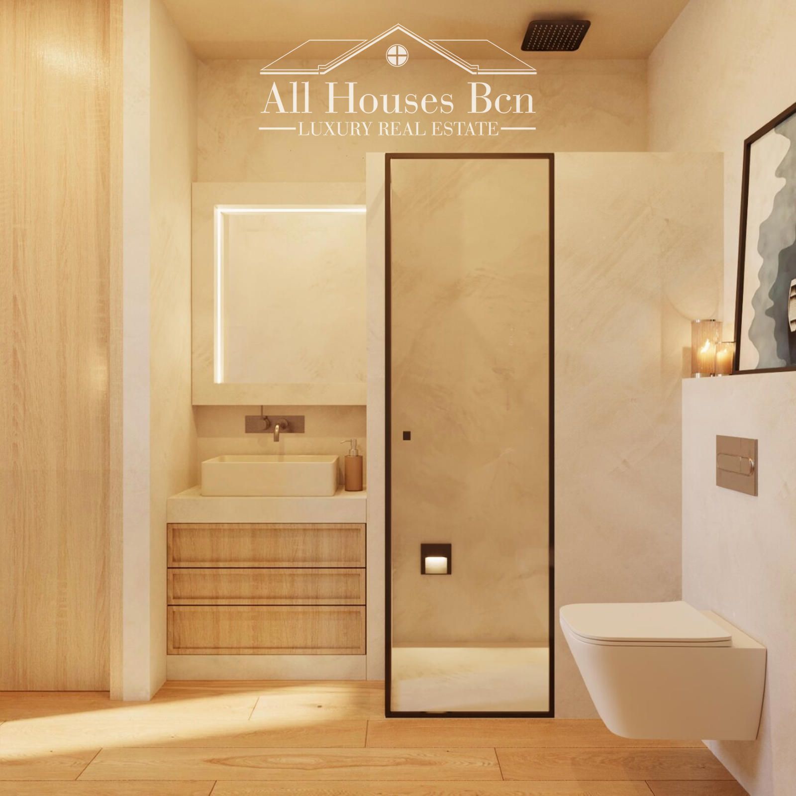 Baño - Vivienda de diseño en Av. Paral·lel