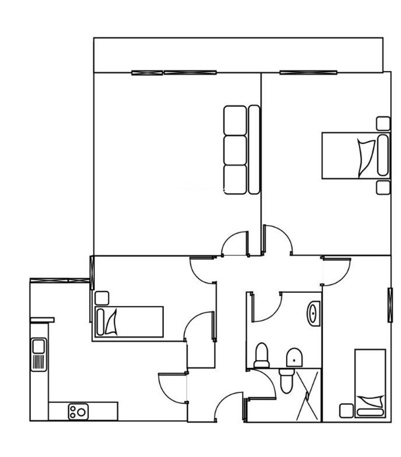 PLANO - Piso en San Blas- Santo Domingo-ALICANTE