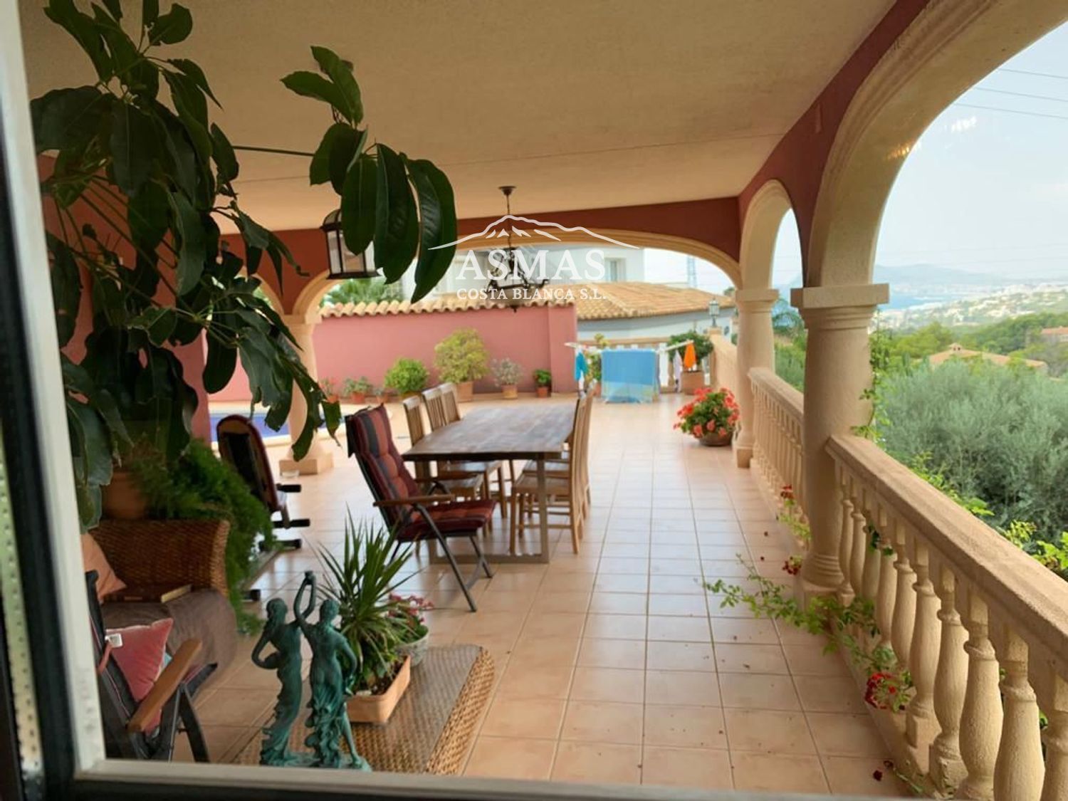 VILLA CON VISTAS PANORÁMICAS AL MAR Y PISCINA PRIVADA EN ALTEA - Foto 15