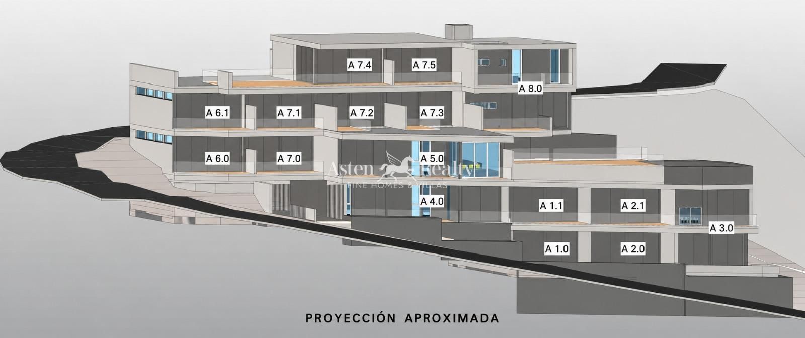 Terreno urbano con proyecto para 16 viviendas y espectaculares vistas al océano en La Concepcion - Foto 4