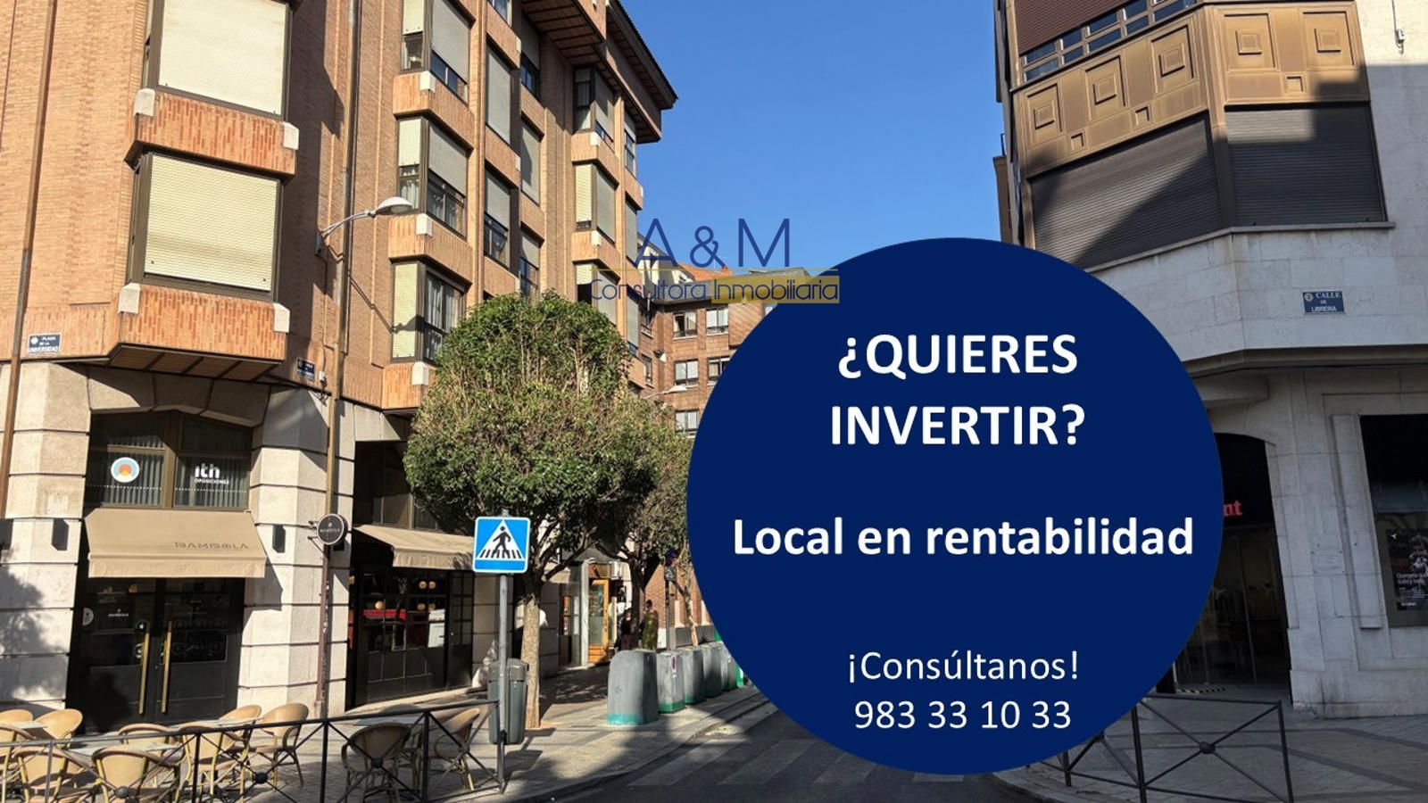 Local Comercial en venta Valladolid. Ref: 2702. A&M Consultora Inmobiliaria