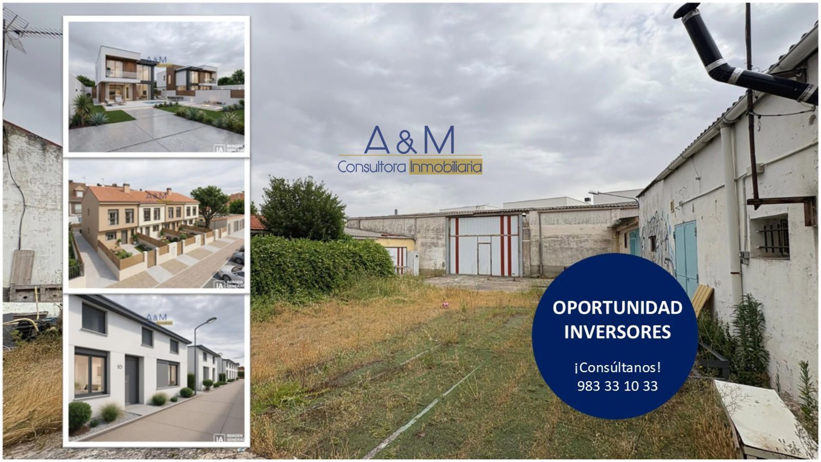 Parcela en venta Valladolid. Ref: 6399. A&M Consultora Inmobiliaria