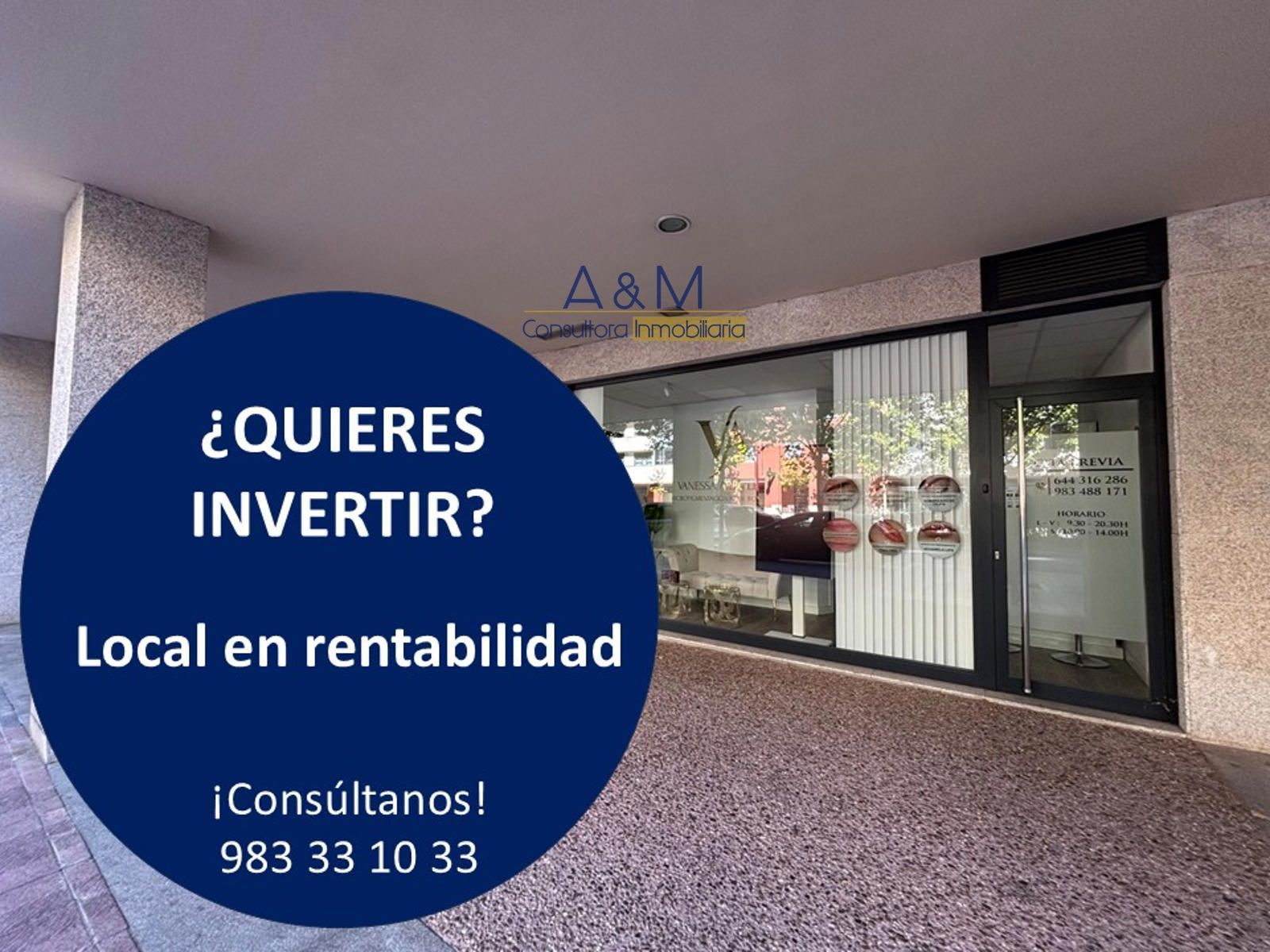 Local Comercial en venta Valladolid. Ref: 6452. A&M Consultora Inmobiliaria