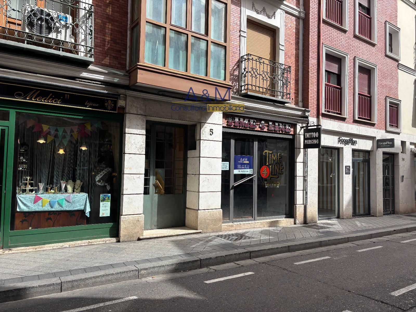 Local Comercial en alquiler Valladolid. Ref: 6614. A&M Consultora Inmobiliaria